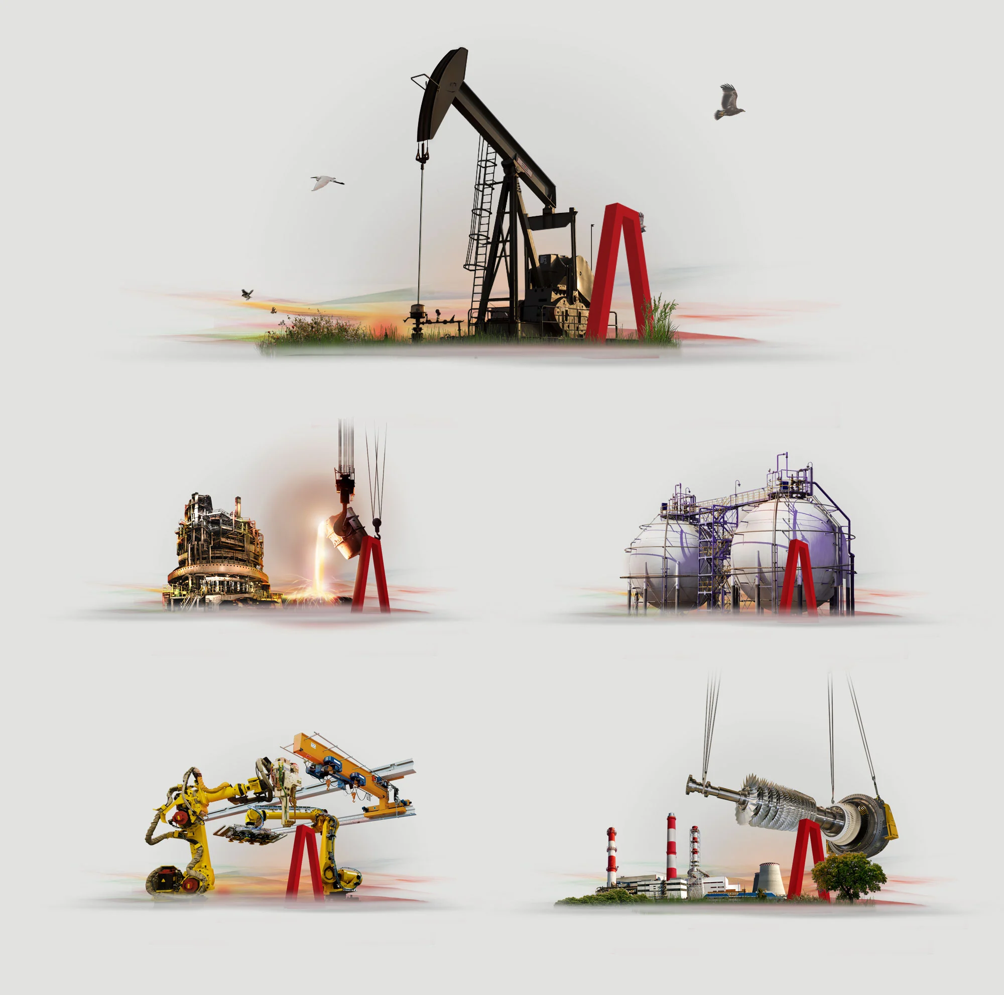 Иллюстрации для нефтегазового сайта